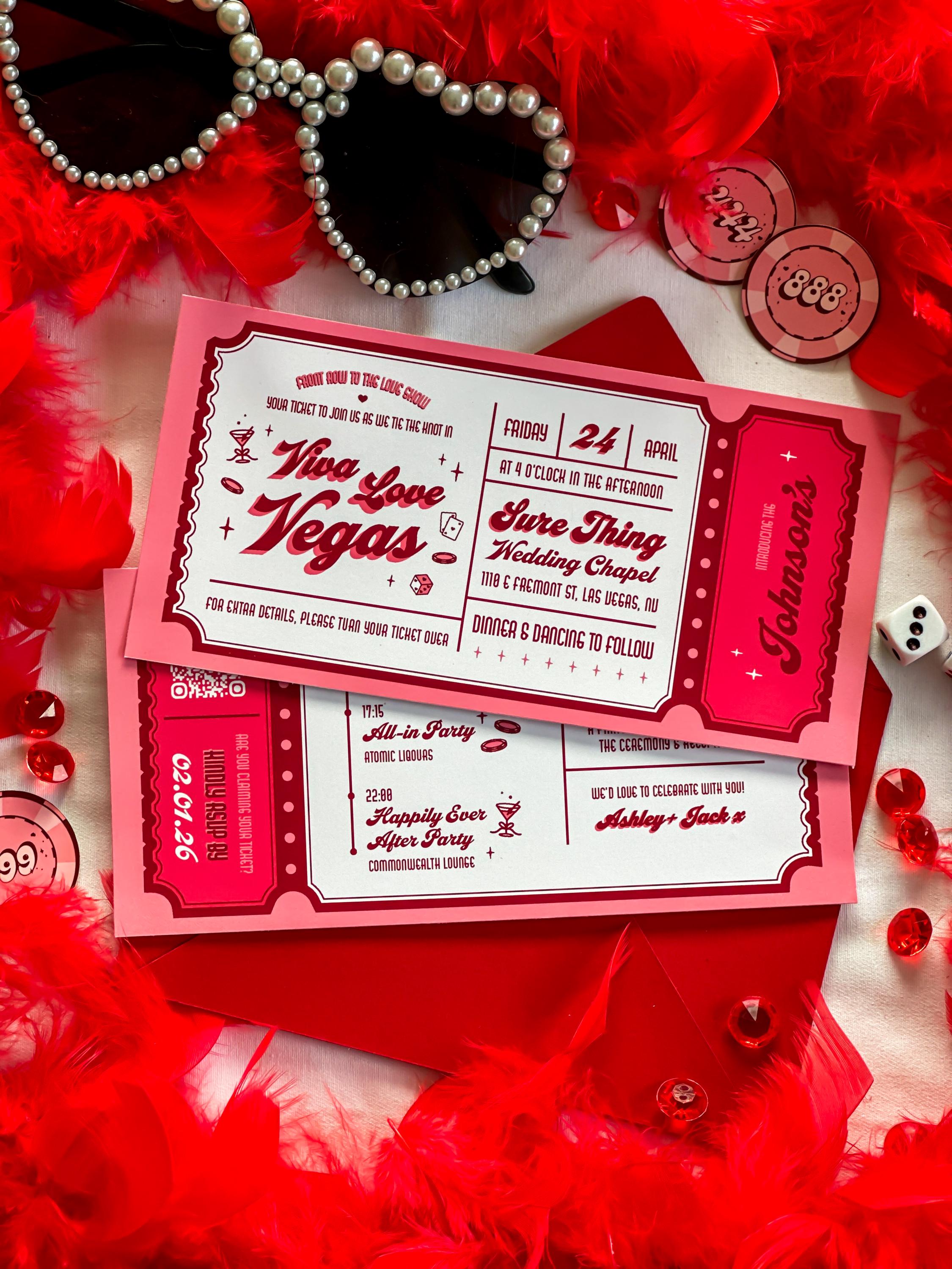 Vegas Save the Dates