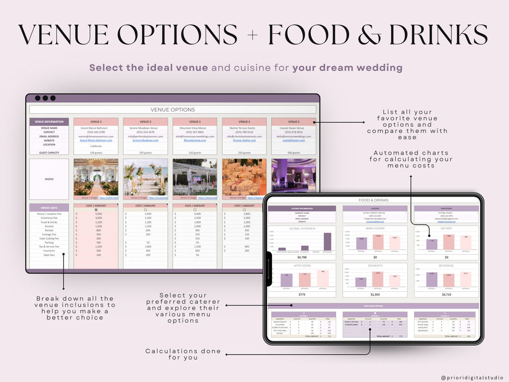 Wedding Planner Spreadsheet Wedding Budget Tracker Wedding Timeline Checklist Guest List Tracker Wedding Itinerary Seating Plan Wedding Gift