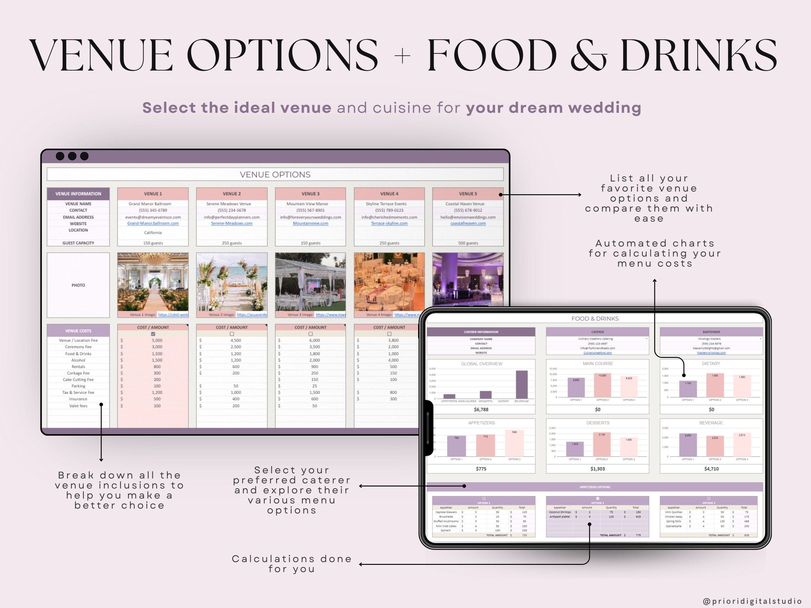 Wedding Planner Spreadsheet Wedding Budget Tracker Wedding Timeline Checklist Guest List Tracker Wedding Itinerary Seating Plan Wedding Gift