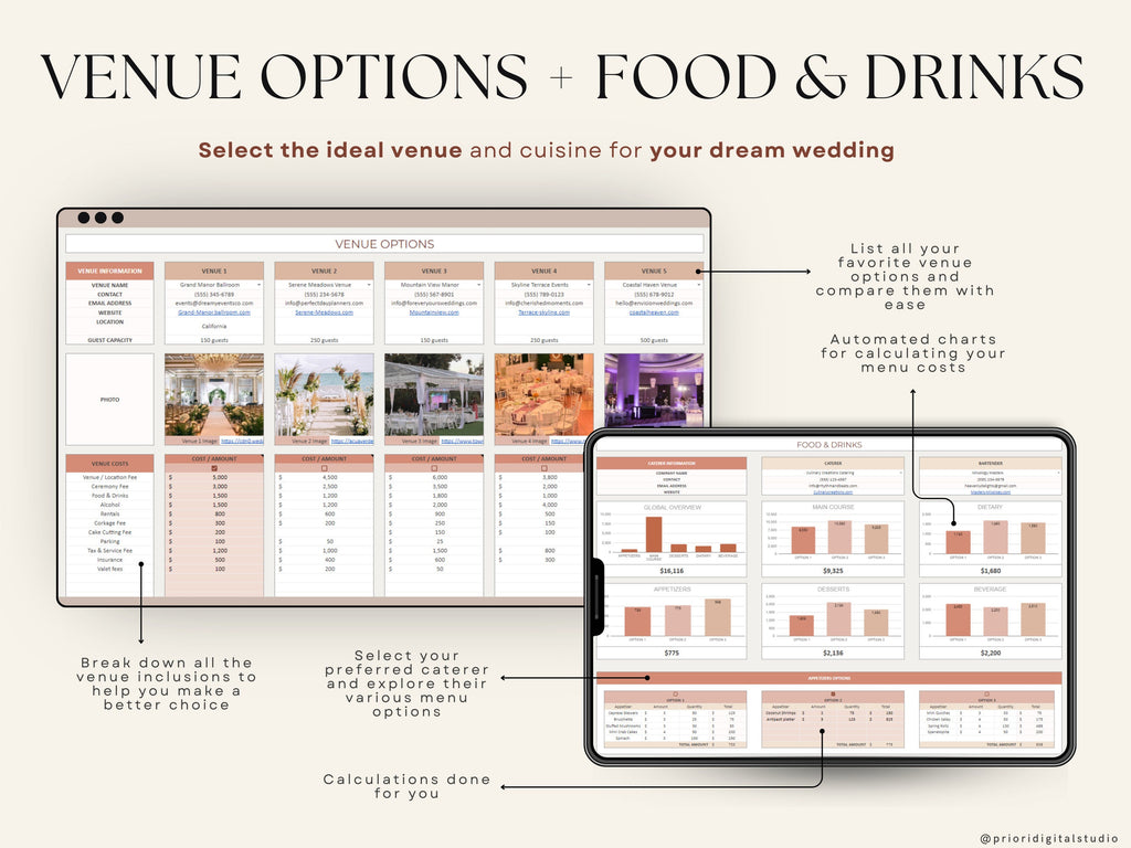 Wedding Planner Spreadsheet Wedding Budget Tracker Wedding Timeline Checklist Guest List Tracker Wedding Itinerary Seating Plan Wedding Gift