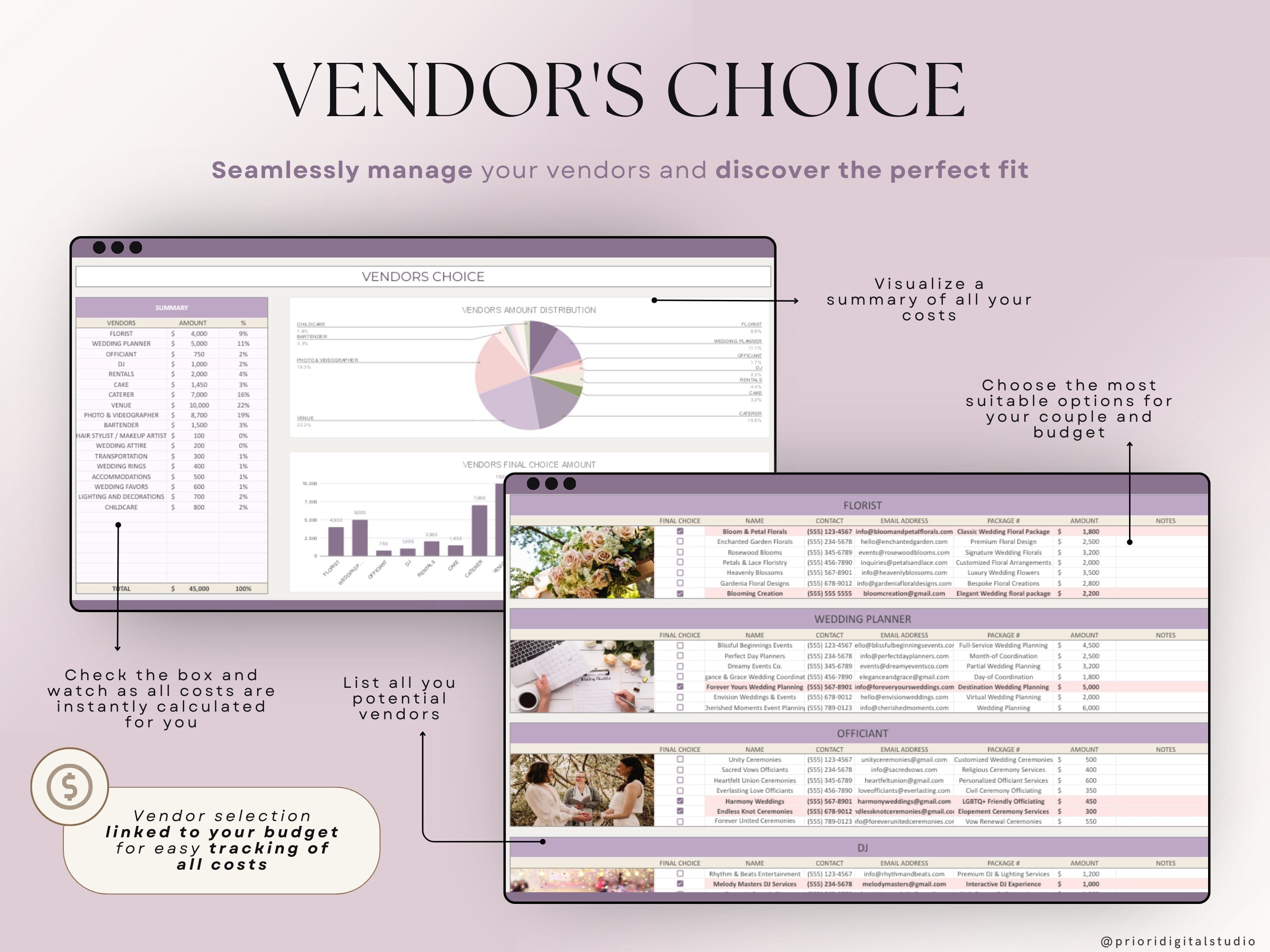 Wedding Planner Spreadsheet Wedding Budget Tracker Honeymoon Planner Checklist Guest List Tracker Wedding Travel Itinerary Seating Plan