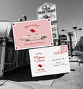 Vegas Wedding Save the Date Design: Little White Chapel Postcard (DIY Template, Digital Download)