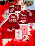 Retro Vegas Wedding Invitation Suite: Slot Machine, Casino Theme (Made-to-Order Digital Download)