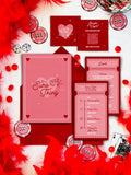 Vegas Wedding Invitation Suite Designs: Sure Thing Chapel Theme (DIY Canva Template, Digital Download)