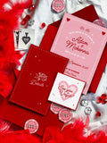 Retro Vegas Wedding Invitation Suite | Sure Thing Chapel Design (DIY Template Set)