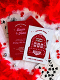 Retro Vegas Elopement Announcement: Slot Machine Invitation (DIY Canva Template, Digital Download)