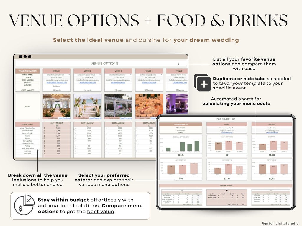 Wedding Planner Template Wedding Tracker Spreadsheet Wedding Gift for Bride Wedding Checklist Wedding Timeline Guest List Wedding Itinerary