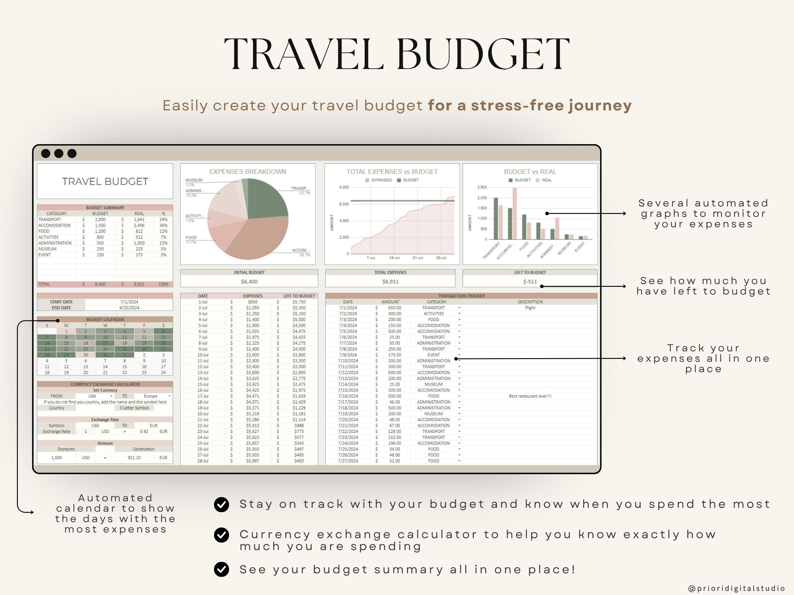 Wedding Planner Template Wedding Gift for Bride Wedding Tracker Spreadsheet Checklist Wedding Timeline Wedding Gift for Couple Guest List