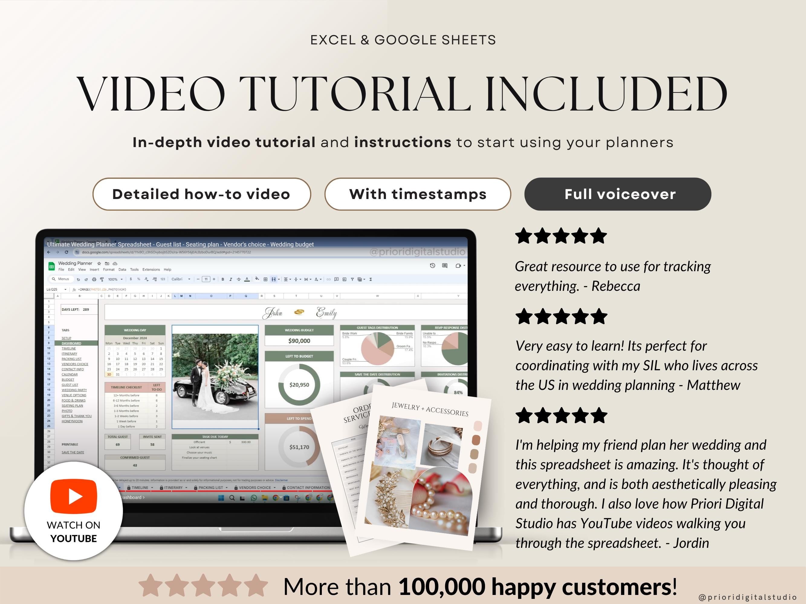 Wedding Planner Template Wedding Tracker Spreadsheet Wedding Gift for Bride Wedding Checklist Wedding Timeline Guest List Wedding Itinerary